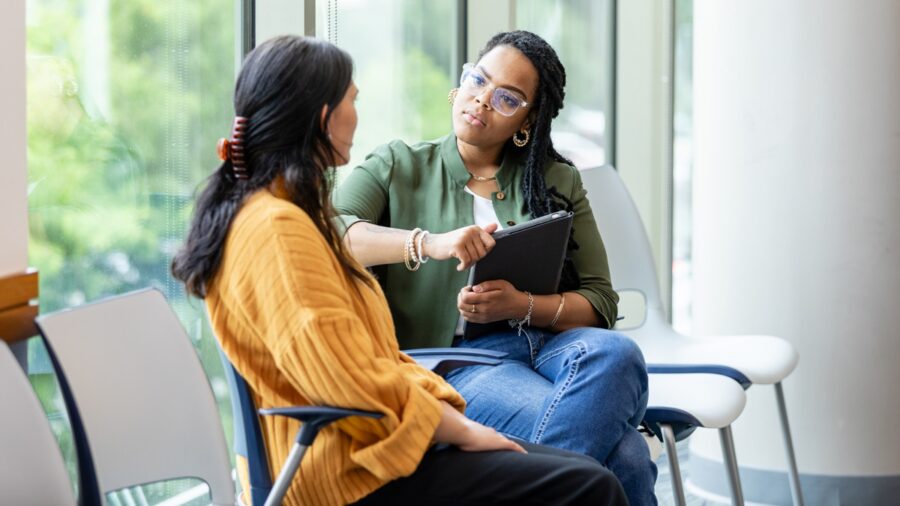 Vulnerable Woman Shares Something With Therapist During Therapy Session